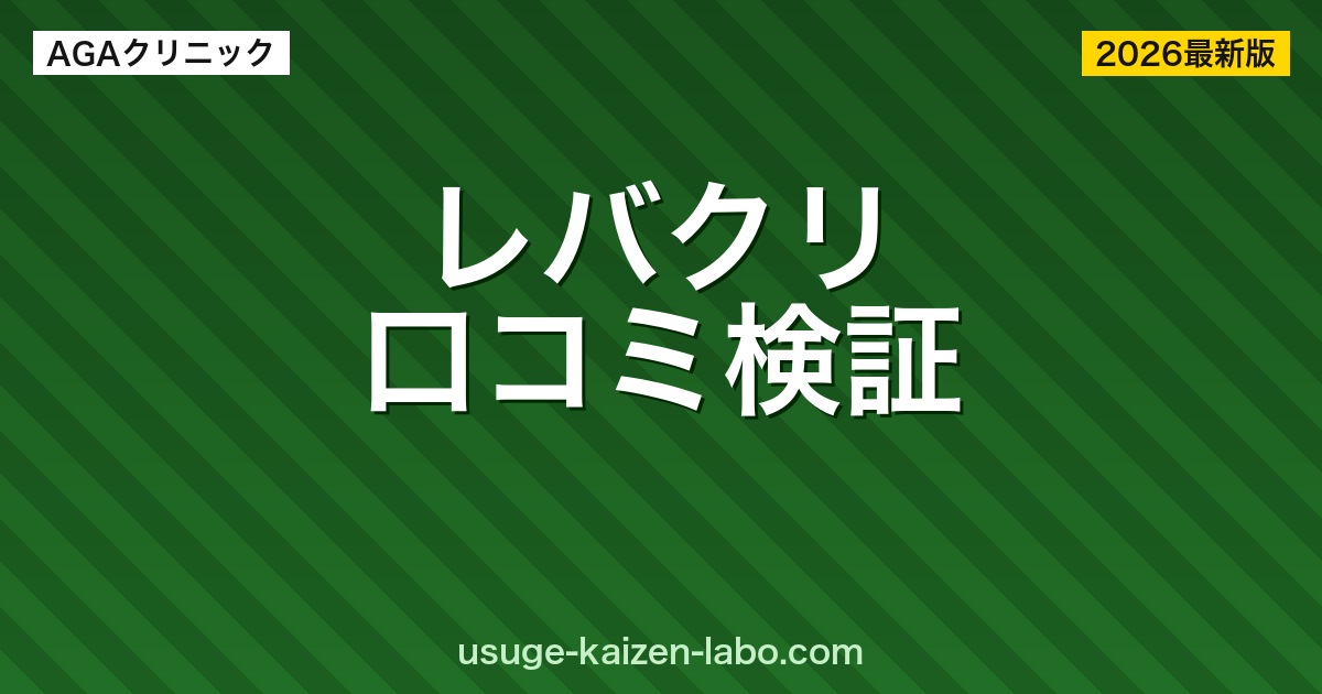 【2026年最新】レバクリの口コミ・評判を徹底検証｜実際に使った人のリアルな声まとめ