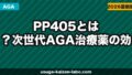 PP405とは?次世代AGA治療薬の効果・臨床試験結果・発売日を徹底解説【2026年最新】