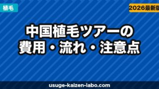 【2024年最新】中国植毛ツアーの費用・流れ・注意点｜日本人向け完全ガイド