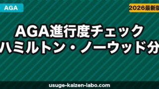 AGA進行度チェック｜ハミルトン・ノーウッド分類で自分の薄毛ステージを確認しよう【2026年】