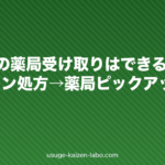 AGA薬の薬局受け取りはできる?オンライン処方→薬局ピックアップの仕組み
