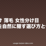 ふりかけ 薄毛 女性｜分け目・頭頂部を自然に隠す選び方と使い方【2026年】