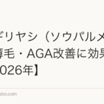 ノコギリヤシ(ソウパルメット)は薄毛・AGA改善に効果ある?【2026年】