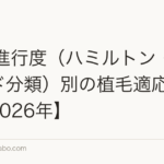AGA進行度(ハミルトン・ノーウッド分類)別の植毛適応ガイド【2026年】