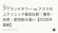 アイランドタワー vs アスク井上クリニック徹底比較｜費用・技術・症例数の違い【2026年最新】