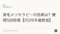 育毛メソセラピーの効果は？費用5回相場【2026年最新版】