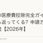 植毛の医療費控除完全ガイド|いくら返ってくる?申請方法まで解説【2026年】
