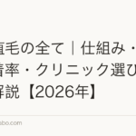 FUE植毛の全て｜仕組み・費用・定着率・クリニック選びまで徹底解説【2026年】