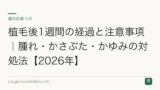 植毛後1週間の経過と注意事項｜腫れ・かさぶた・かゆみの対処法【2026年】