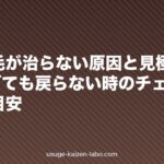 産後脱毛が治らない原因と見極め方｜1年過ぎても戻らない時のチェックと受診の目安【2026年】