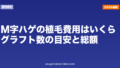 M字ハゲの植毛費用はいくら?グラフト数の目安と総額