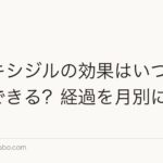 ミノキシジルの効果はいつから実感できる?経過を月別に解説