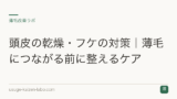 頭皮の乾燥・フケの対策｜薄毛につながる前に整えるケア