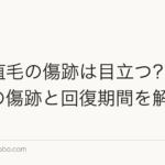 FUE植毛の傷跡は目立つ?術式ごとの傷跡と回復期間を解説