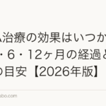 FAGA治療の効果はいつから？1・3・6・12ヶ月の経過と効果判定の目安【2026年版】