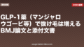 GLP-1薬（マンジャロ・ウゴービ等）で抜け毛は増える？BMJ論文と添付文書